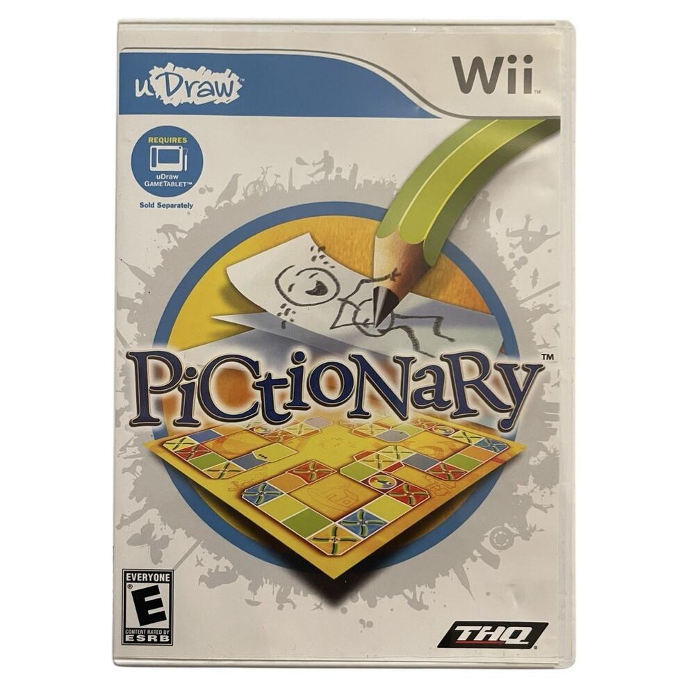 uDraw Pictionary Game for Nintendo Wii (2010) - CIB Tested $ Working